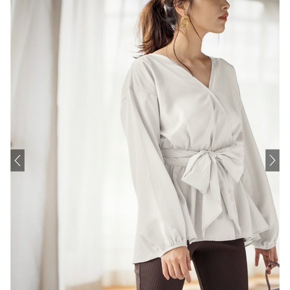 Grl Japan Waist Ribbon Tunic - Picture 2 of 4